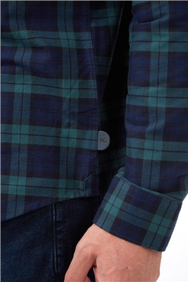  Long Sleeve Leston Blackwatch Tartan Shirt