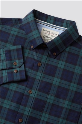  Long Sleeve Leston Blackwatch Tartan Shirt