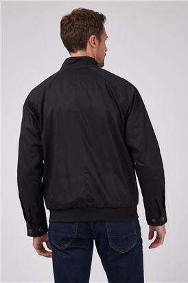  Aston Black Harrington Jacket