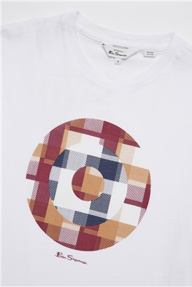  Fractured Gingham Target T-Shirt