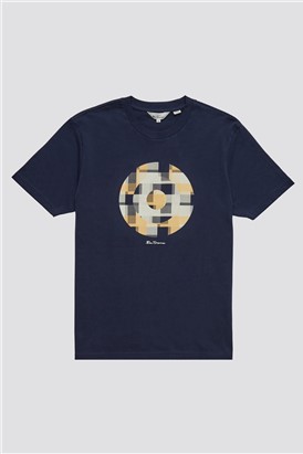  Fractured Gingham Target T-Shirt