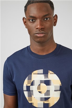  Fractured Gingham Target T-Shirt