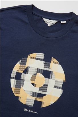  Fractured Gingham Target T-Shirt