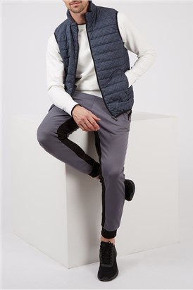  BANKSport Navy Quilted Gilet