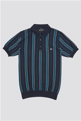   All Over Stripe Polo