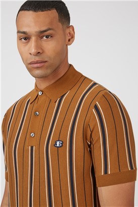   All Over Stripe Polo