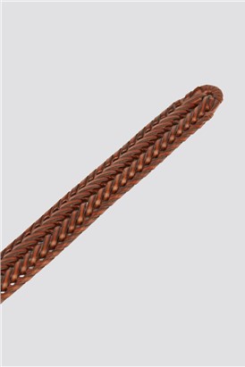  Tan Plaited Belt