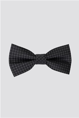  Silver Sparkle Tile Bow Tie