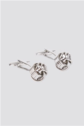  Silver Knot Cufflinks