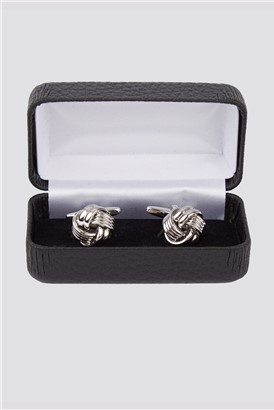  Silver Knot Cufflinks