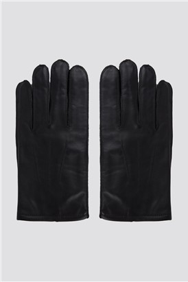  Black Leather Gloves