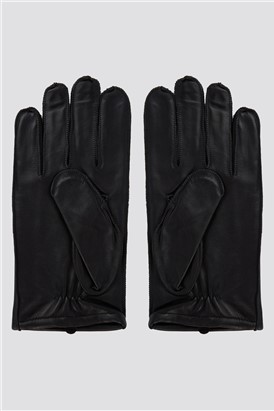  Black Leather Gloves