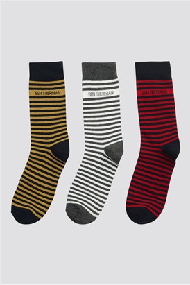  Three Pack Of Gift Socks