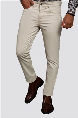  Slim Fit Stone Chino Trousers