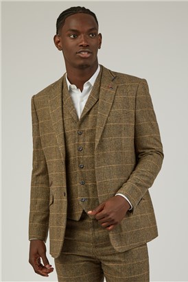  Slim Fit Albert Brown Heritage Jacket