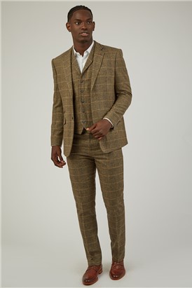  Slim Fit Albert Brown Heritage Jacket