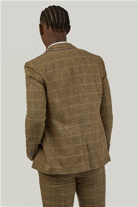  Slim Fit Albert Brown Heritage Jacket