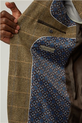  Slim Fit Albert Brown Heritage Jacket