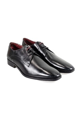  Black John Leather Shoes