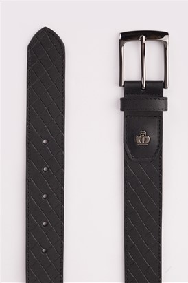  Black Pattern Belt