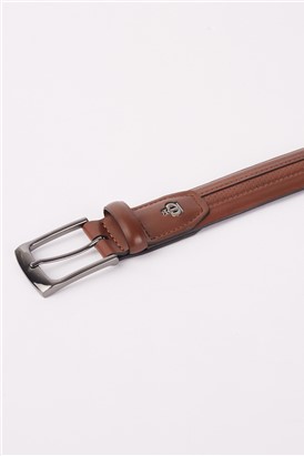  Tan Centre Detail Belt