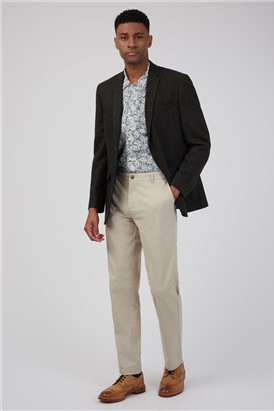 Khaki pants and black suit jacket hotsell