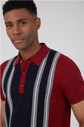  Classic Fit Mod Stripe Polo Shirt