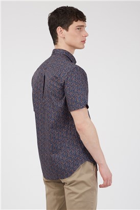  Regular Fit Multicolour Floral Shirt