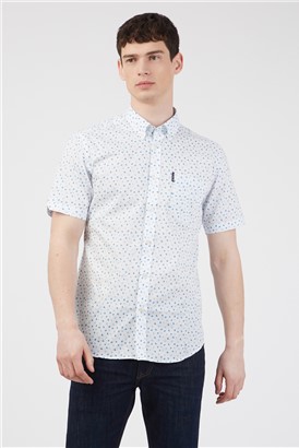  Short Sleeve Micro Print Shirt