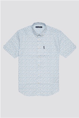  Short Sleeve Micro Print Shirt