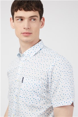  Short Sleeve Micro Print Shirt