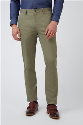 Plain Front Khaki Chino Trouser