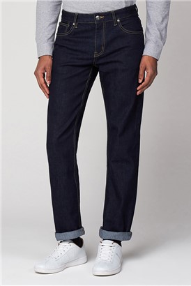  Straight Fit Five Pocket Denim Jeans