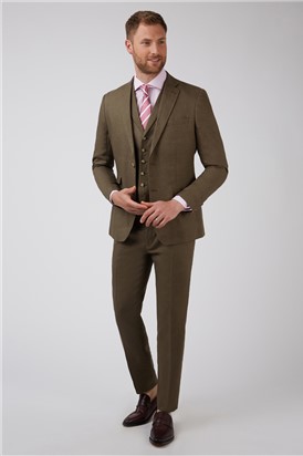  Bronze Linen Suit Jacket