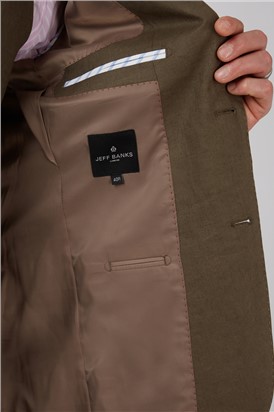  Bronze Linen Suit Jacket