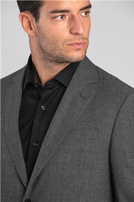  Tailored Fit Dark Grey Blazer