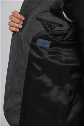  Tailored Fit Dark Grey Blazer