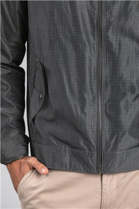  Dark Grey Check Jacket