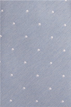  Slim Light Blue Spot Tie