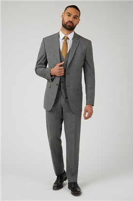  Grey With Tan Overcheck Trousers