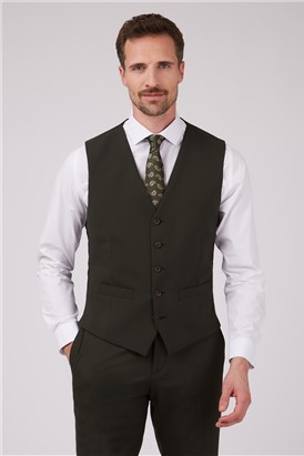  Dark Green Waistcoat