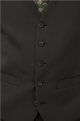  Dark Green Waistcoat