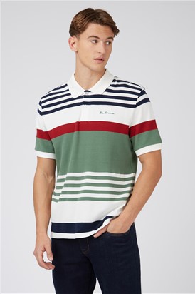   Engineered Stripe Polo