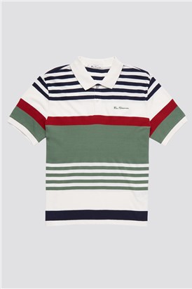   Engineered Stripe Polo