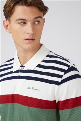   Engineered Stripe Polo