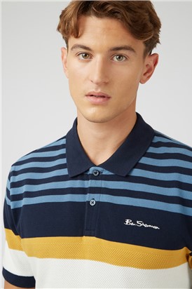   Engineered Stripe Polo