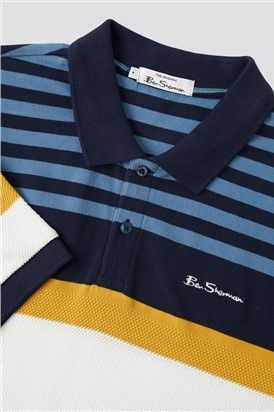   Engineered Stripe Polo