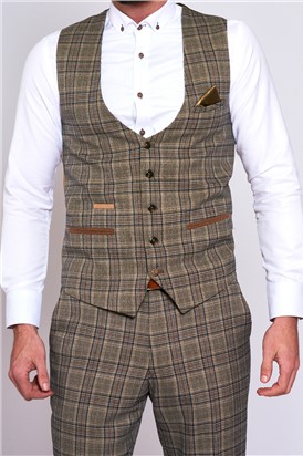  Enzo Tan Waistcoat