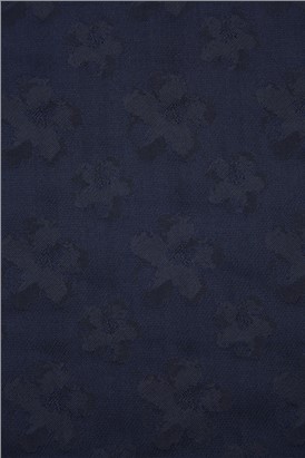  Besquar Navy Pocket Square