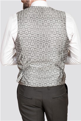  Slim Fit Dalton Black Tuxedo Waistcoat